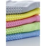 Silver Home 5'li 42x68 cm Renkli Mikrofiber Dekoratif Cam Temizlik Bezi