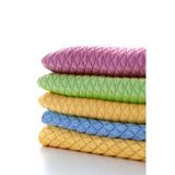 Silver Home Mikrofiber 40X40Cm 5Li Baklava Desen Cam Temizlik Bezi - Renkli