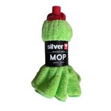 Silver Home Mikrofiber Jumbo Boy Islak Mop - 105x55 Cm. - Yedek Mop Paspas Ucu Başlığı - 1 Adet