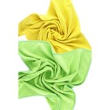 SİLVER HOME Universal 2li Mikrofiber 50x70cm Temizlik Bezi - Sarı/yeşil