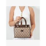 Silver Kadın Omuz Çantası 826-47762 SILVER POLO BAYAN ÇANTASI M178 KOYU BEJ-MAT KAHVE