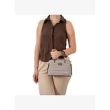 Silver Kadın Omuz Çantası 987-45742 SILVER POLO BAYAN ÇANTASI M191 KAHVE SARI-MAT KAHVE