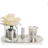 Silver Pirinç Mum&tek Gül Set Krem
