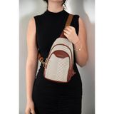 Silver Polo Bej - Taba SP959 Kadın Bel Çantası
