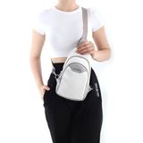 Silver Polo Beyaz - A.gri SP959 Kadın Bel Çantası