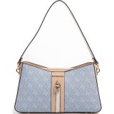 Silver & Polo Kadın Çapraz Çanta 1102-46719 SILVER POLO ÇAPRAZ BAYAN ÇANTASI M178 MAVİ-MAT TEN-KEMİK