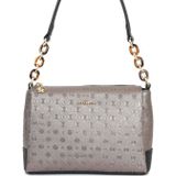 Silver & Polo Kadın Postacı Çantası 910-31478 SİLVER POLO ÇAPRAZ BAYAN ÇANTASI M46 PLATİN-MAT SİYAH