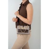 Silver Polo Kahve Sarı - Kahve SP1148 Kadın Çapraz Çanta, Postacı Çantası