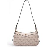 Silver Polo Pembe - Pudra Monogram Kadın Çapraz Çanta SP1274