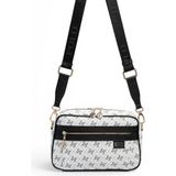 Silver & Polo Silver Polo Beyaz - Siyah Monogram Kadın Çapraz Çanta SP1280