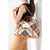 Silver Polo Silver Polo Haki - Camel NV1064 Kadın Seyahat Çantası
