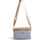 Silver & Polo Silver Polo Mavi - Ten Monogram Kadın Çapraz Çanta SP1184