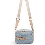 Silver & Polo Silver Polo Mavi - Ten Monogram Kadın Çapraz Çanta SP1256