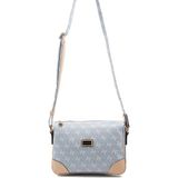 Silver & Polo Silver Polo Mavi - Ten Monogram Kadın Çapraz Çanta SP784