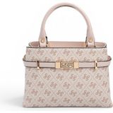 Silver & Polo Silver Polo Pembe - Pudra Monogram Kadın El Çantası SP1149