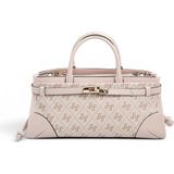 Silver & Polo Silver Polo Pembe - Pudra Monogram Kadın El Çantası SP1260