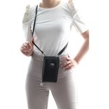 Silver & Polo Silver Polo Siyah - Siyah Petek Kadın Telefon Çantası SP889