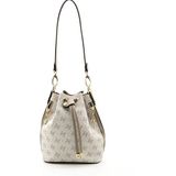 Silver & Polo Silver Polo SP1137 Kadın Omuz Çantası Monogram Bej-Kum