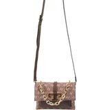 Silver & Polo Silver Polo SP1148 Kadın Çapraz Çanta Monogram Kahve-Kahve
