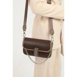 Silver & Polo Silver Polo SP1171-M105 Kadın Omuz Çantası Kahverengi