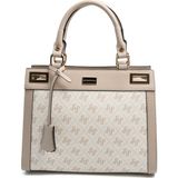 Silver & Polo Silver Polo SP1174 Kadın El Çantası Monogram Bej-Kum