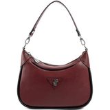 Silver & Polo Silver Polo SP1180 Kadın Omuz Çantası Düz Bordo-Bordo-Siyah