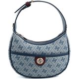 Silver & Polo Silver Polo SP1194 Kadın Omuz Çantası Monogram Gri-Laci-Bordo
