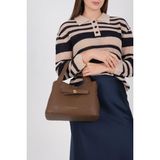 Silver & Polo Silver Polo SP1240 Kadın Omuz Çantası Mini Rolax Kahve-Kahve