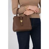 Silver & Polo Silver Polo SP1245 Kadın Omuz Çantası Mini Rolax Kahve-Kahve