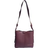 Silver & Polo Silver Polo SP1249 Kadın Omuz Çantası Mini Rolax Bordo-Bordo