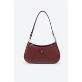 Silver & Polo Silver Polo SP1251 Kadın Omuz Çantası Düz Bordo-Bordo