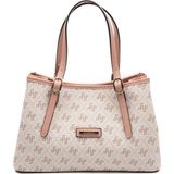 Silver & Polo Silver Polo SP1252 Kadın El Çantası Monogram Pembe-Somon
