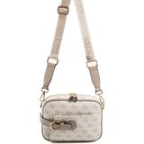 Silver & Polo Silver Polo SP1256 Kadın Çapraz Çanta Monogram Bej-Kum