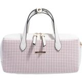 Silver & Polo Silver Polo SP1276 Kadın El Çantası Kaz Ayağı Ekose Bordo-Kemik