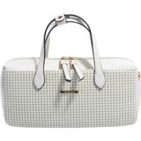 Silver & Polo Silver Polo SP1276 Kadın El Çantası Kaz Ayağı Ekose Yeşil-Kemik