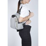 Silver & Polo Silver Polo SP906 Kadın Sırt Çantası Hasır Siyah Beyaz-Siyah