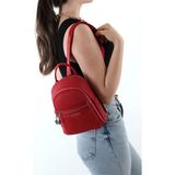 Silver & Polo Silver Polo SP983 Kadın Sırt Çantası Petek Kırmızı-Kırmızı