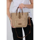 Silver & Polo Silver Polo Vizon - Camel Saten Kadın El Çantası SP1218