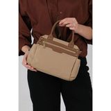 Silver & Polo Silver Polo Vizon - Camel Saten Kadın El Çantası SP1219
