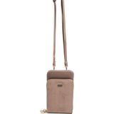 Silver & Polo Silver Polo Vizon - Vizon Süet Kadın Telefon Çantası SP1011