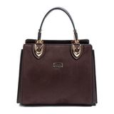 Silver & Polo SP1133 Kadın El Çantası Süet Kahve