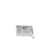 Silver Polo SP1250 Kadın Portföy Clutch Çanta, Crash Gümüş