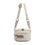 Silver Polo Sp1256 Kadın Çapraz Çanta Monogram Bej-kum