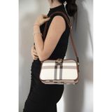 Silver Polo SP899 Krem Taba Kadın Çapraz Çanta