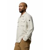Silver Ridge Elite Woven Bej Erkek Uzun Kollu Gömlek