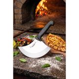 Silver Serisi Mutfak Bıçağı Hilal Börek Pizza Bıçağı Pide Salata Mutfak Bıçak Siyah Sap ( Mft-243)