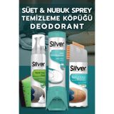 Silver Süet Bakım Seti-natural Süet Nubuk Yenileyici Su Geçirmez Boya+ Deodorant+ Temizleme Köpüğü