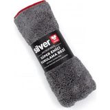 Silver TeknoTrust 50x70 Mikrofiber Süper Emici Kurulama Bezi 390 GSM Temizlik Bezi - Antrasit - 108 cm