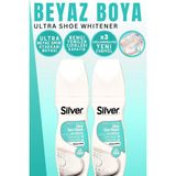 Silver X3 Etkili Güçlendirilmiş Ultra Beyaz Spor Bez Ve Kumaş Likit Ayakkabı Boyası 75 ml 2 Adet