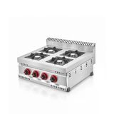 Silverinox 600 Seri Doğalgazlı Set Üstü 4 Gözlü Prof Ocak